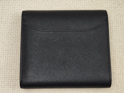 Hermes Noir Epsom Constance Compact Wallet (PHW)