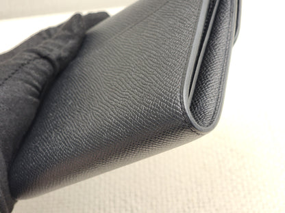 Hermes Noir Epsom Constance Compact Wallet (PHW)