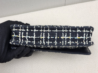 Chanel Black Tweed WOC (GHW)
