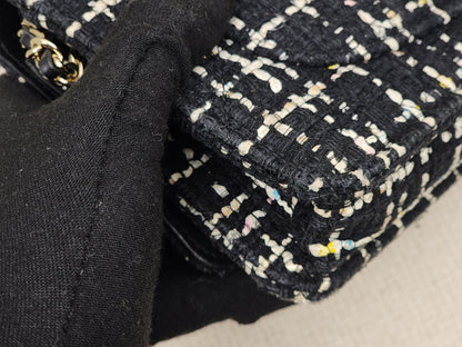 Chanel Black Tweed WOC (GHW)