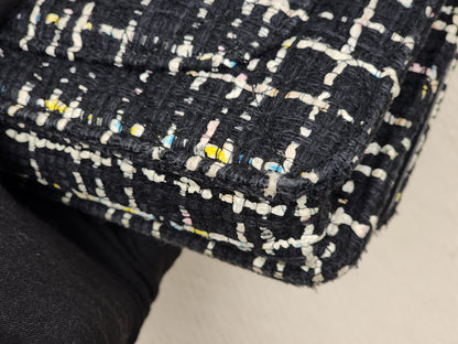 Chanel Black Tweed WOC (GHW)