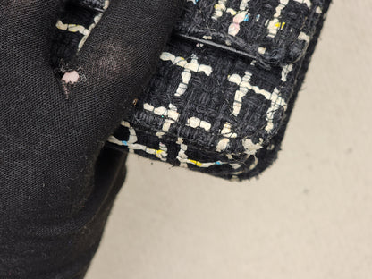 Chanel Black Tweed WOC (GHW)