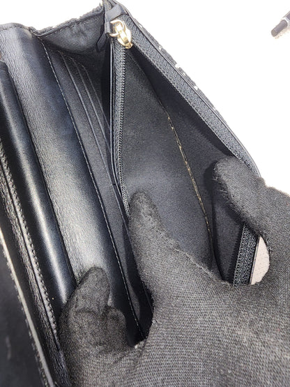 Chanel Black Tweed WOC (GHW)
