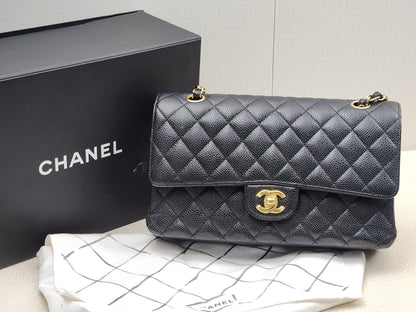 Chanel Black Caviar Medium CF (GHW)