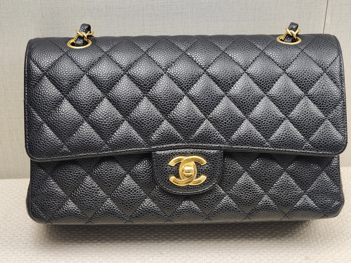 Chanel Black Caviar Medium CF (GHW)