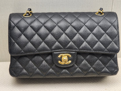 Chanel Black Caviar Medium CF (GHW)