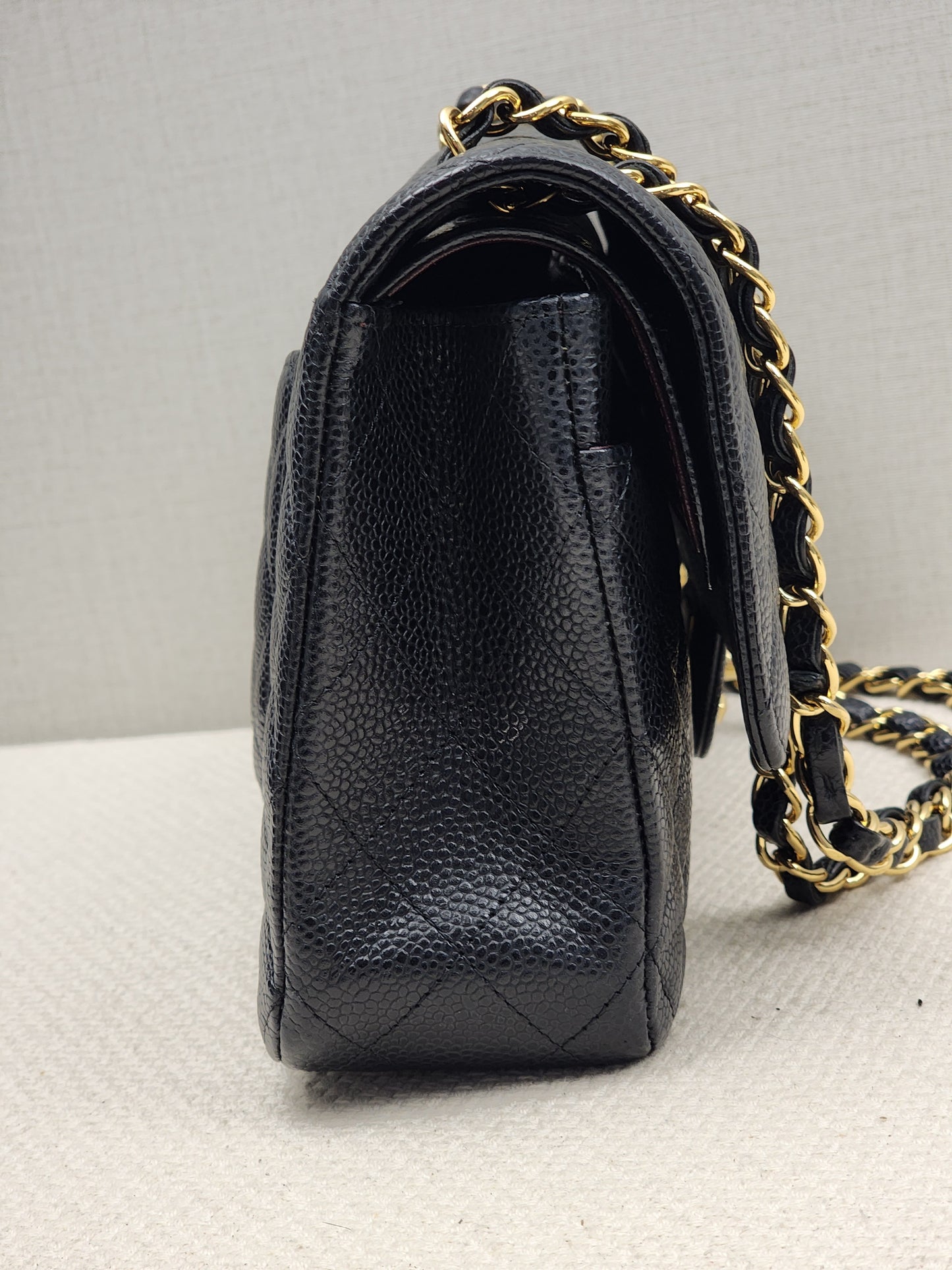 Chanel Black Caviar Medium CF (GHW)
