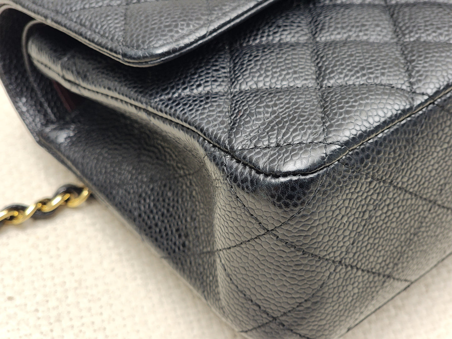 Chanel Black Caviar Medium CF (GHW)