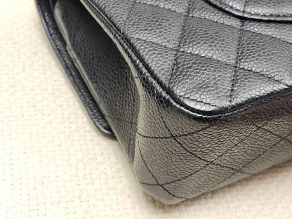 Chanel Black Caviar Medium CF (GHW)