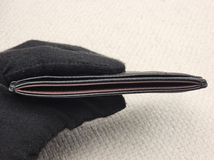 Chanel Black Caviar Classic Card Case (SHW)