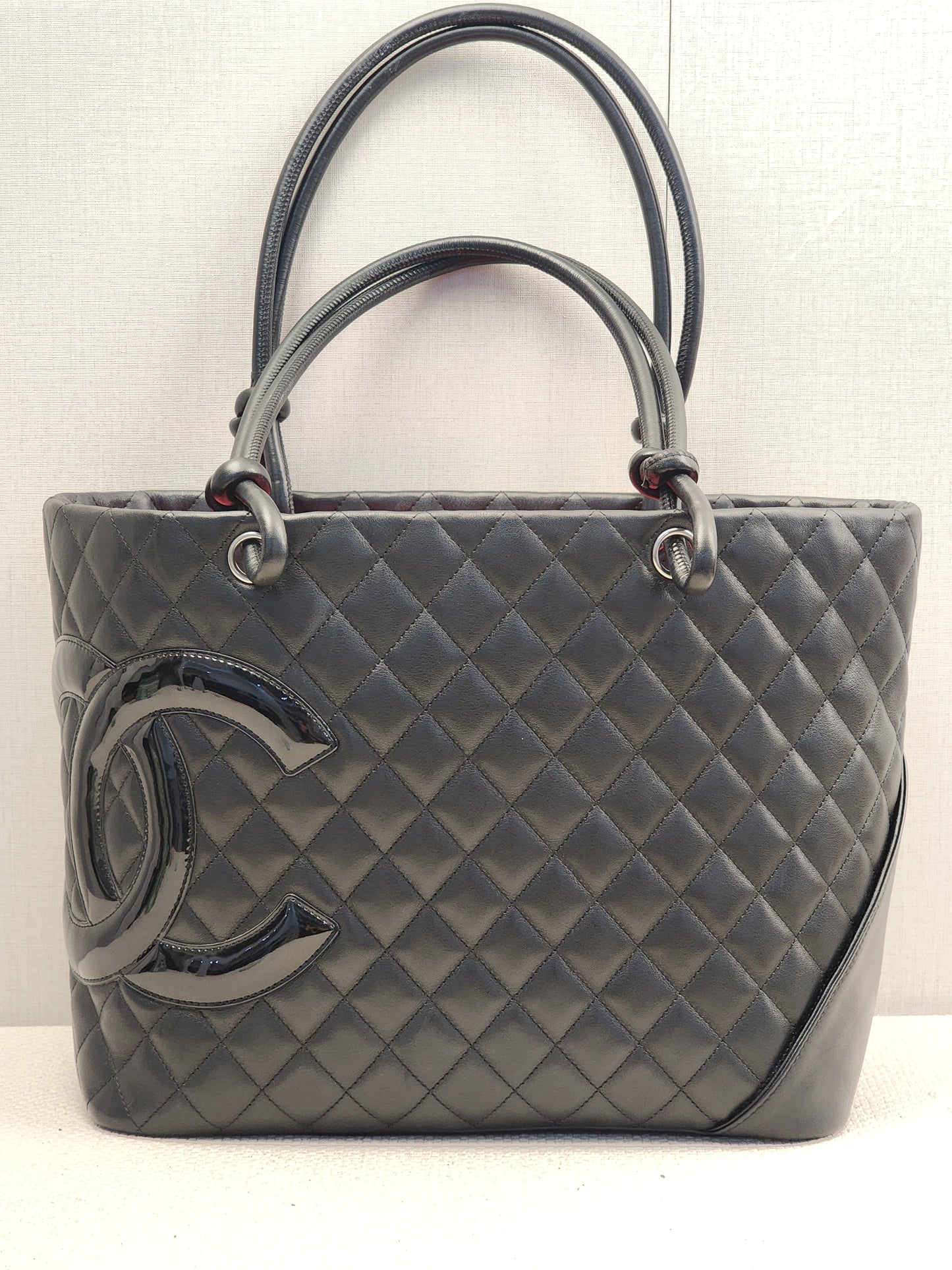 Chanel Black Calfskin Cambon Tote