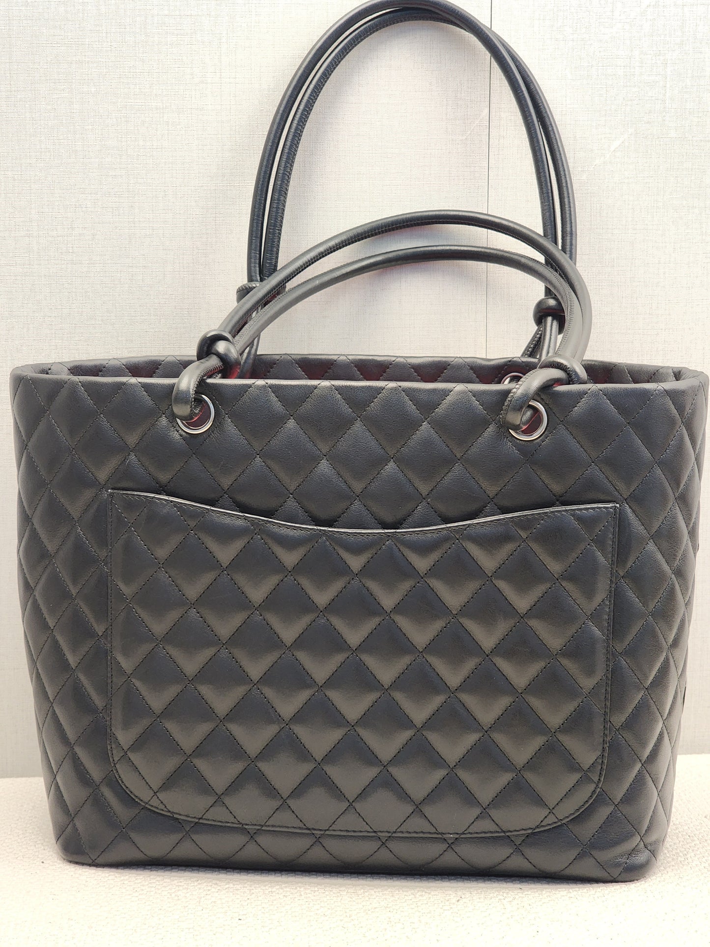 Chanel Black Calfskin Cambon Tote