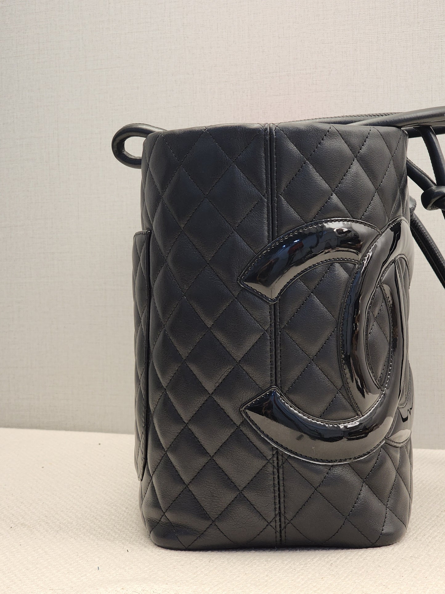 Chanel Black Calfskin Cambon Tote