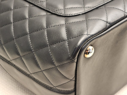 Chanel Black Calfskin Cambon Tote