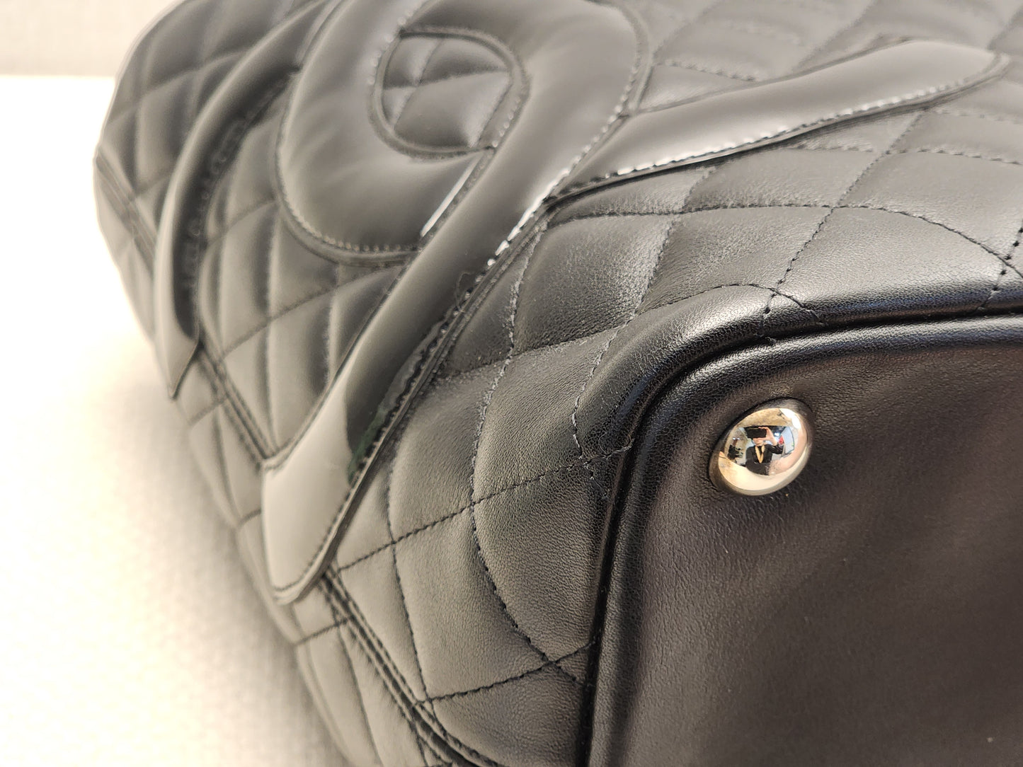 Chanel Black Calfskin Cambon Tote