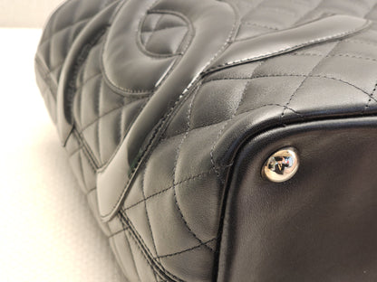 Chanel Black Calfskin Cambon Tote