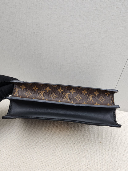 LV Reverse Monogram Trunk Clutch on Chain