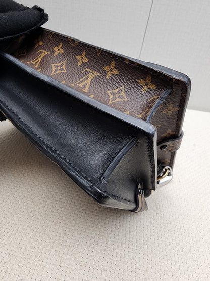 LV Reverse Monogram Trunk Clutch on Chain