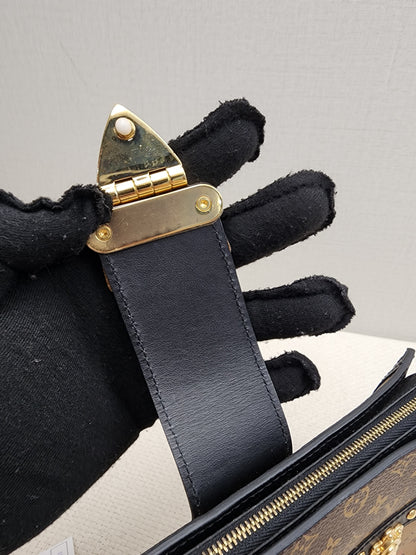 LV Reverse Monogram Trunk Clutch on Chain