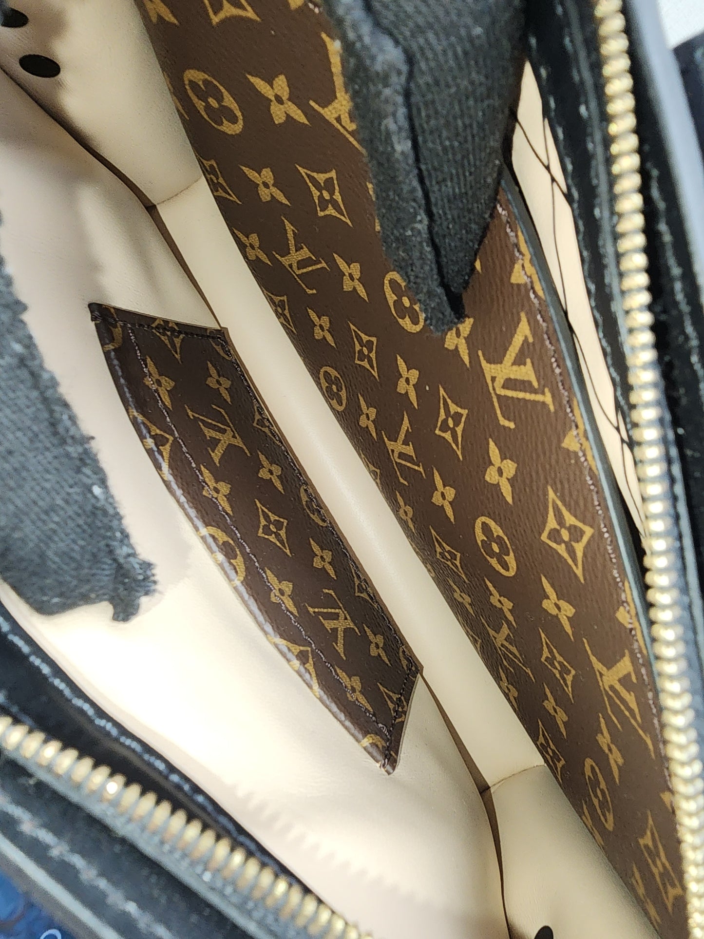 LV Reverse Monogram Trunk Clutch on Chain