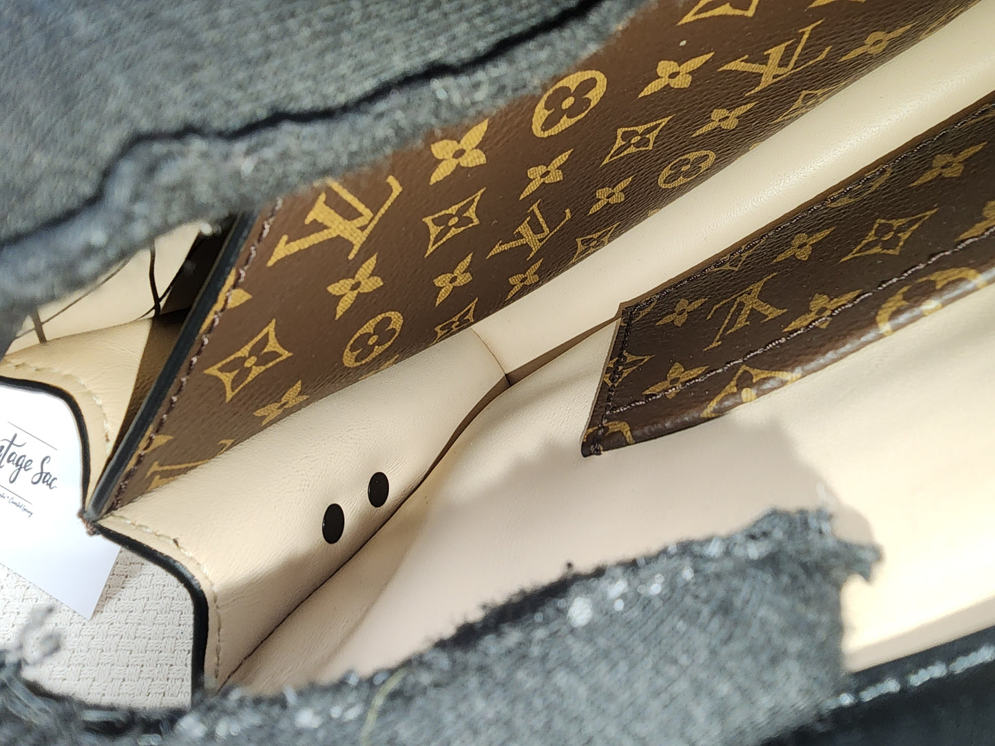 LV Reverse Monogram Trunk Clutch on Chain