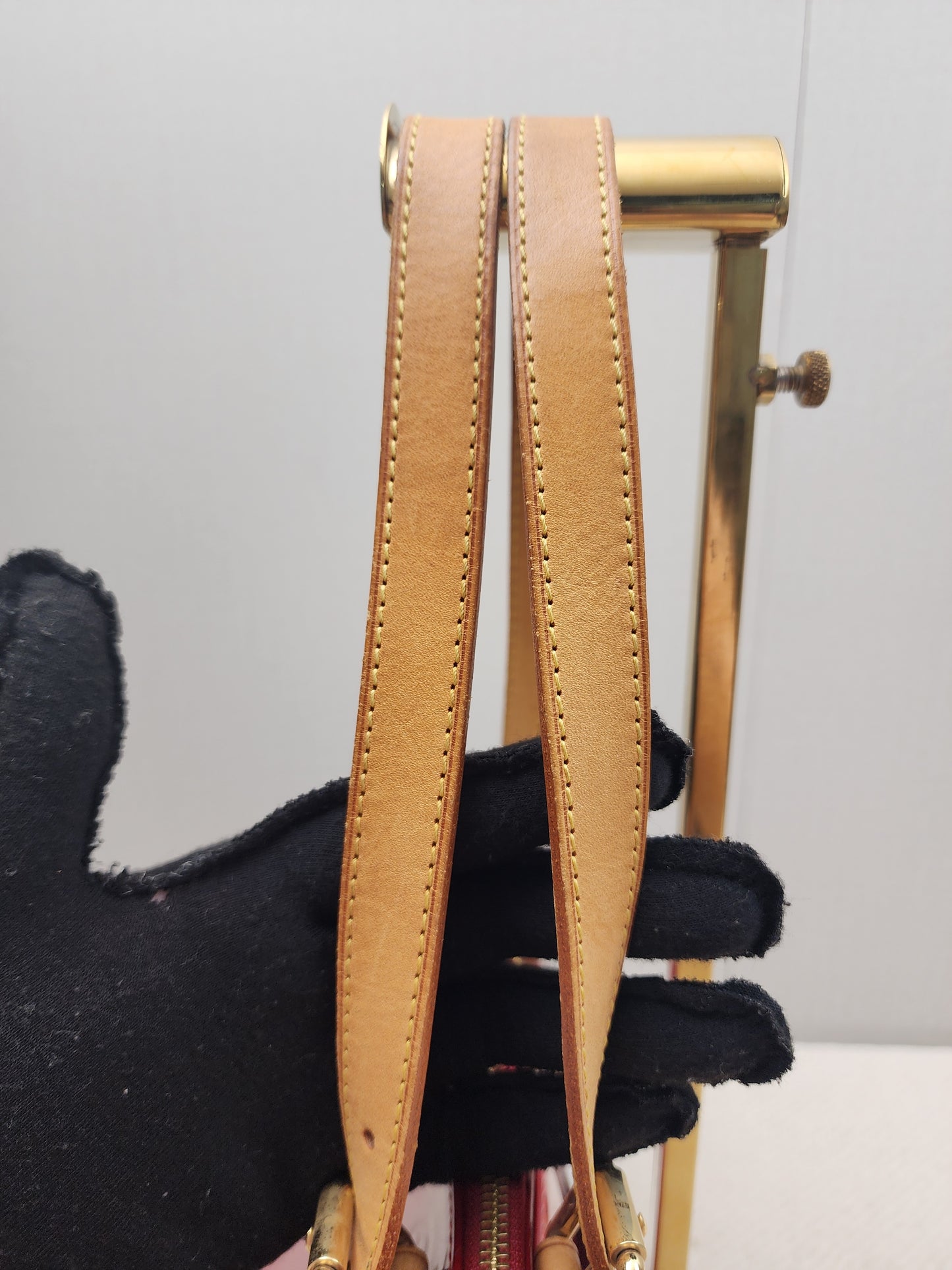 LV Red Vernis Rosewood Avenue Bag