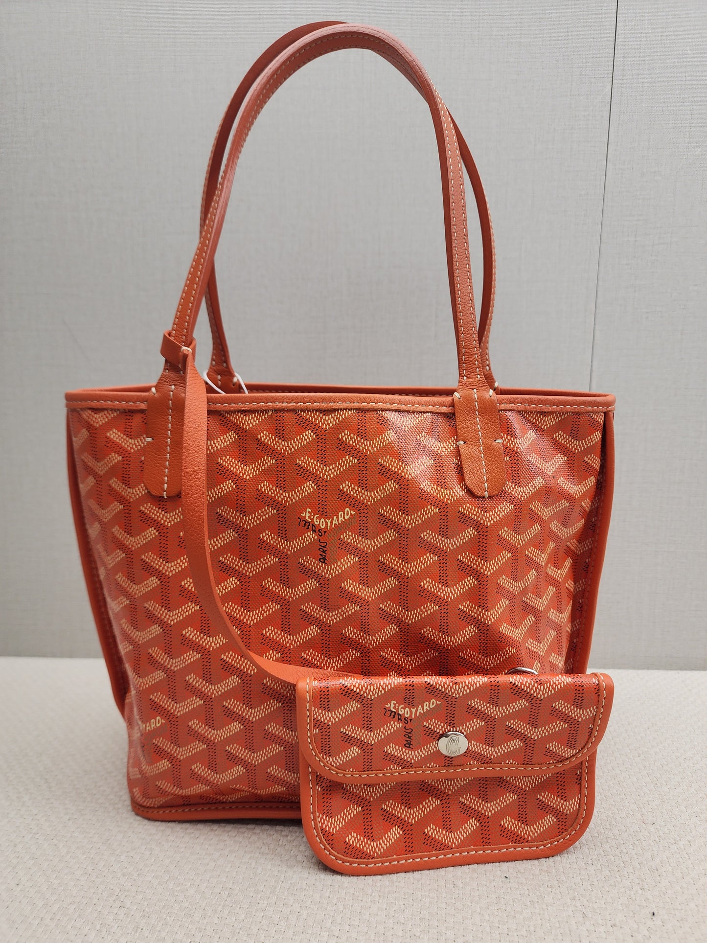 Goyard Orange Mini Anjou