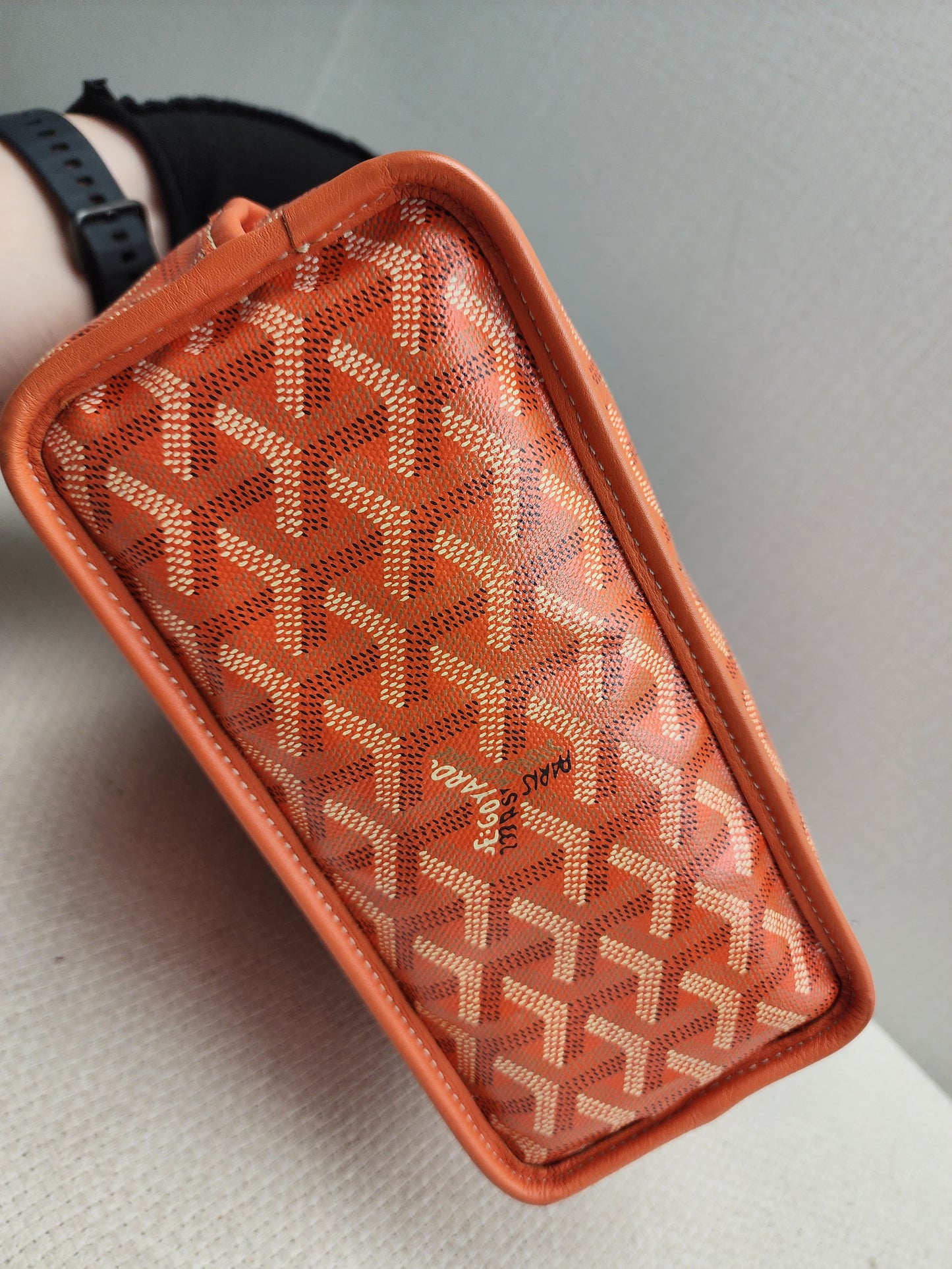 Goyard Orange Mini Anjou
