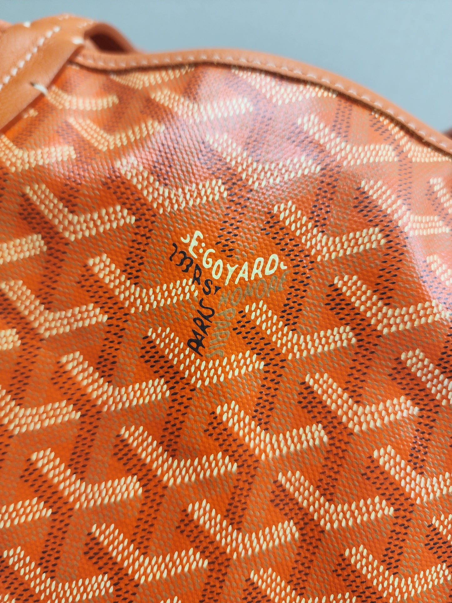 Goyard Orange Mini Anjou