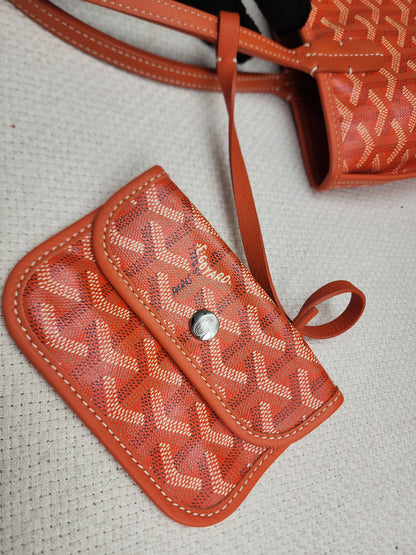 Goyard Orange Mini Anjou
