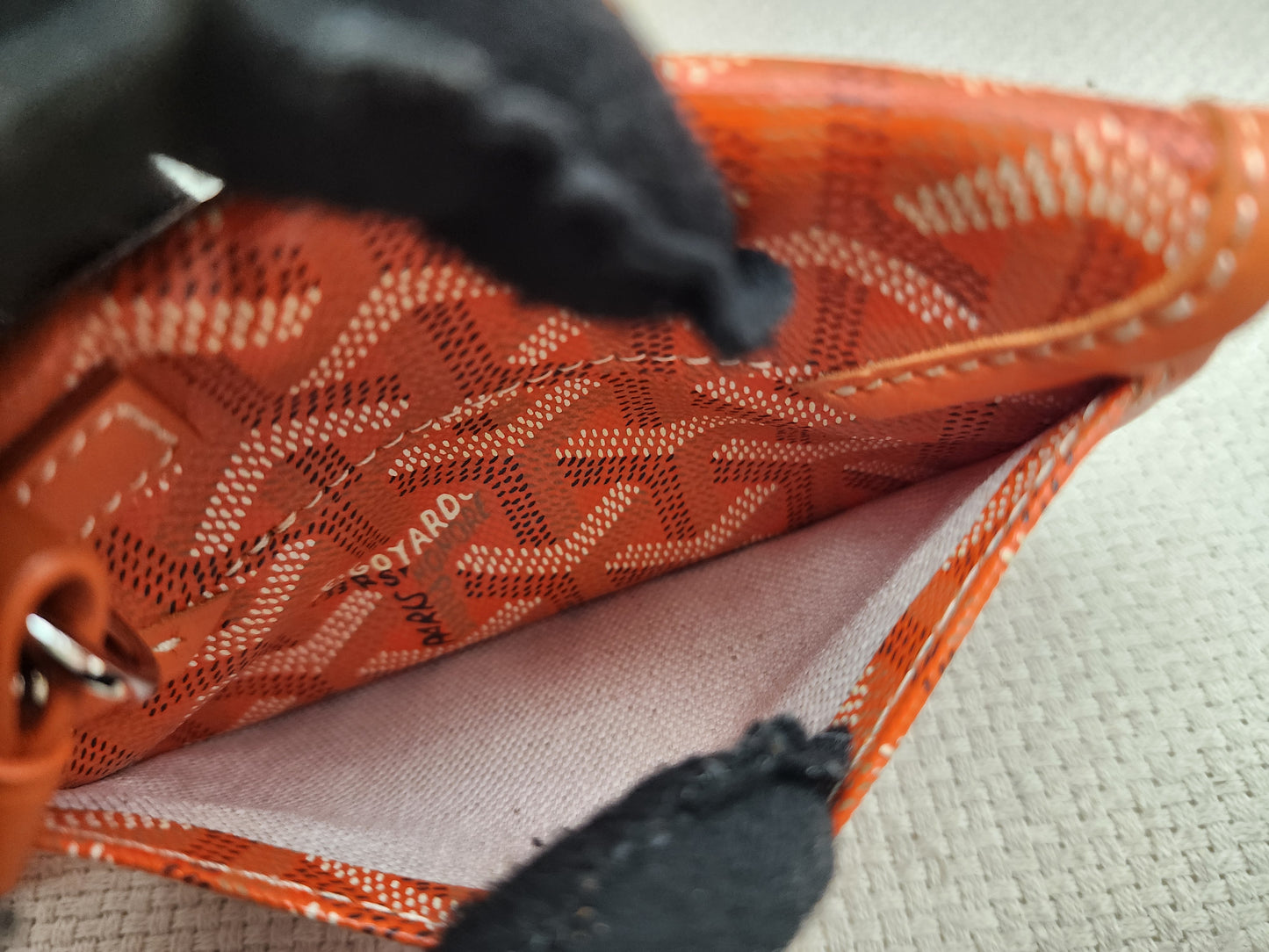 Goyard Orange Mini Anjou
