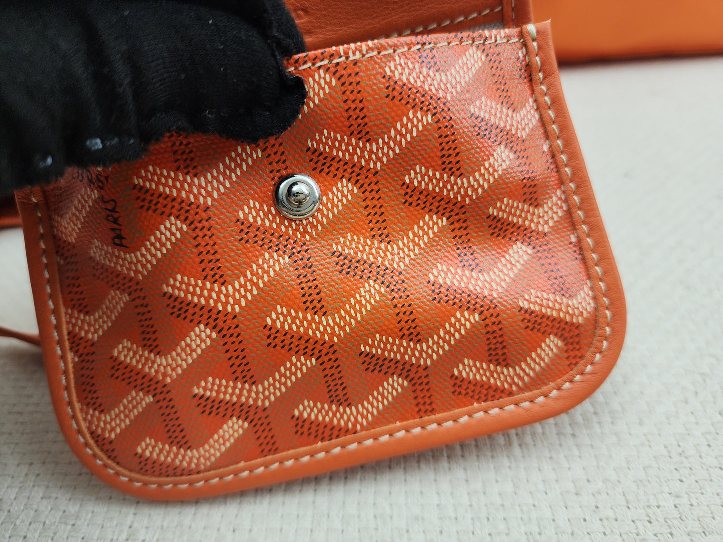 Goyard Orange Mini Anjou