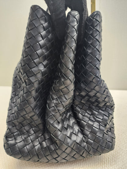 Bottega Veneta Black Medium Roma Nappa Intreciato