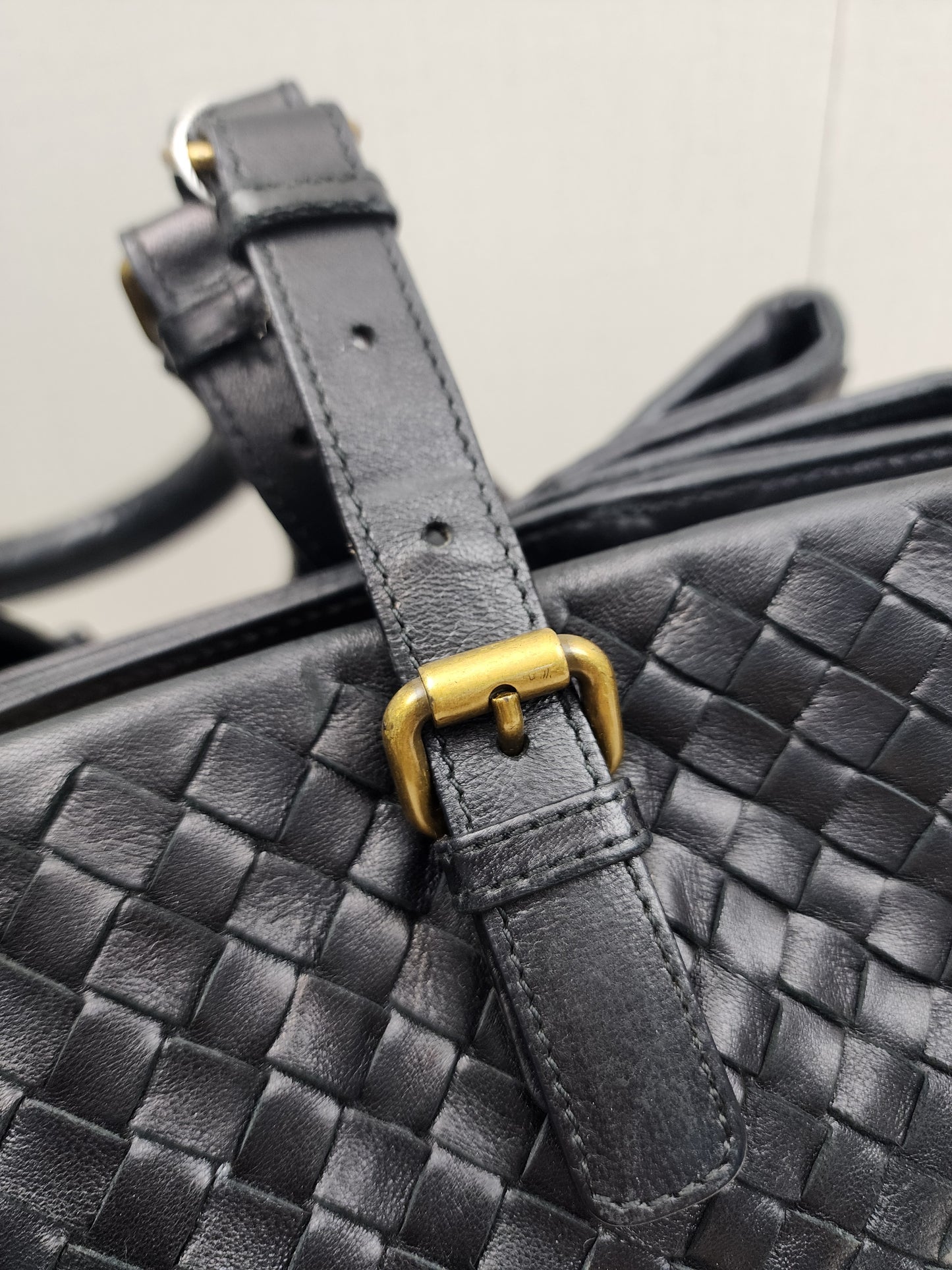 Bottega Veneta Black Medium Roma Nappa Intreciato