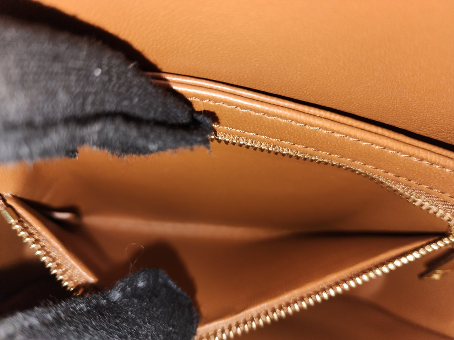 Celine Teen Triomphe Calfskin Crossbody Bag (GHW)