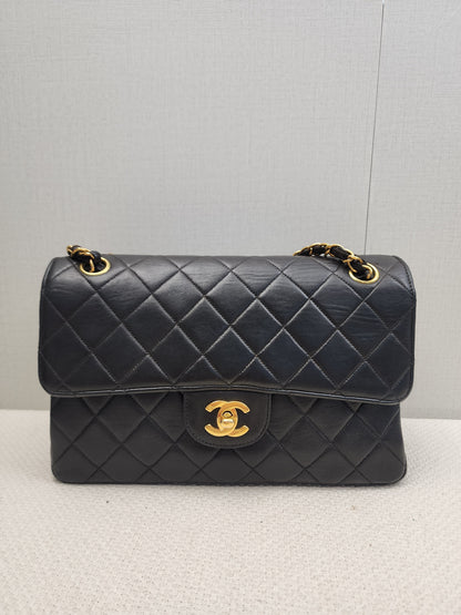 Chanel Black Lambskin Vintage Bi-face Flap