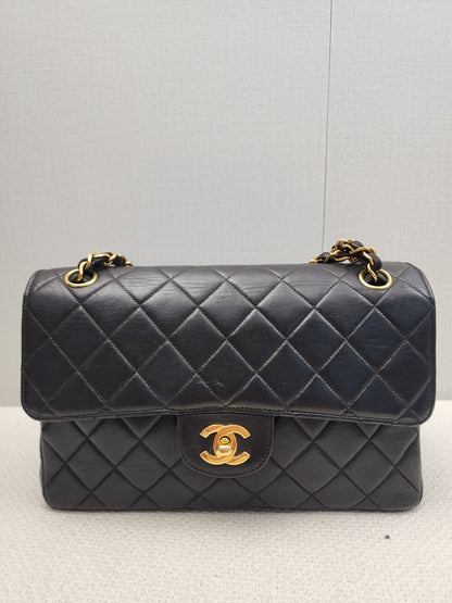 Chanel Black Lambskin Vintage Bi-face Flap