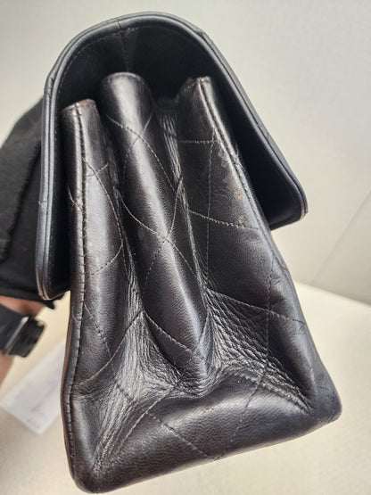 Chanel Black Lambskin Vintage Bi-face Flap
