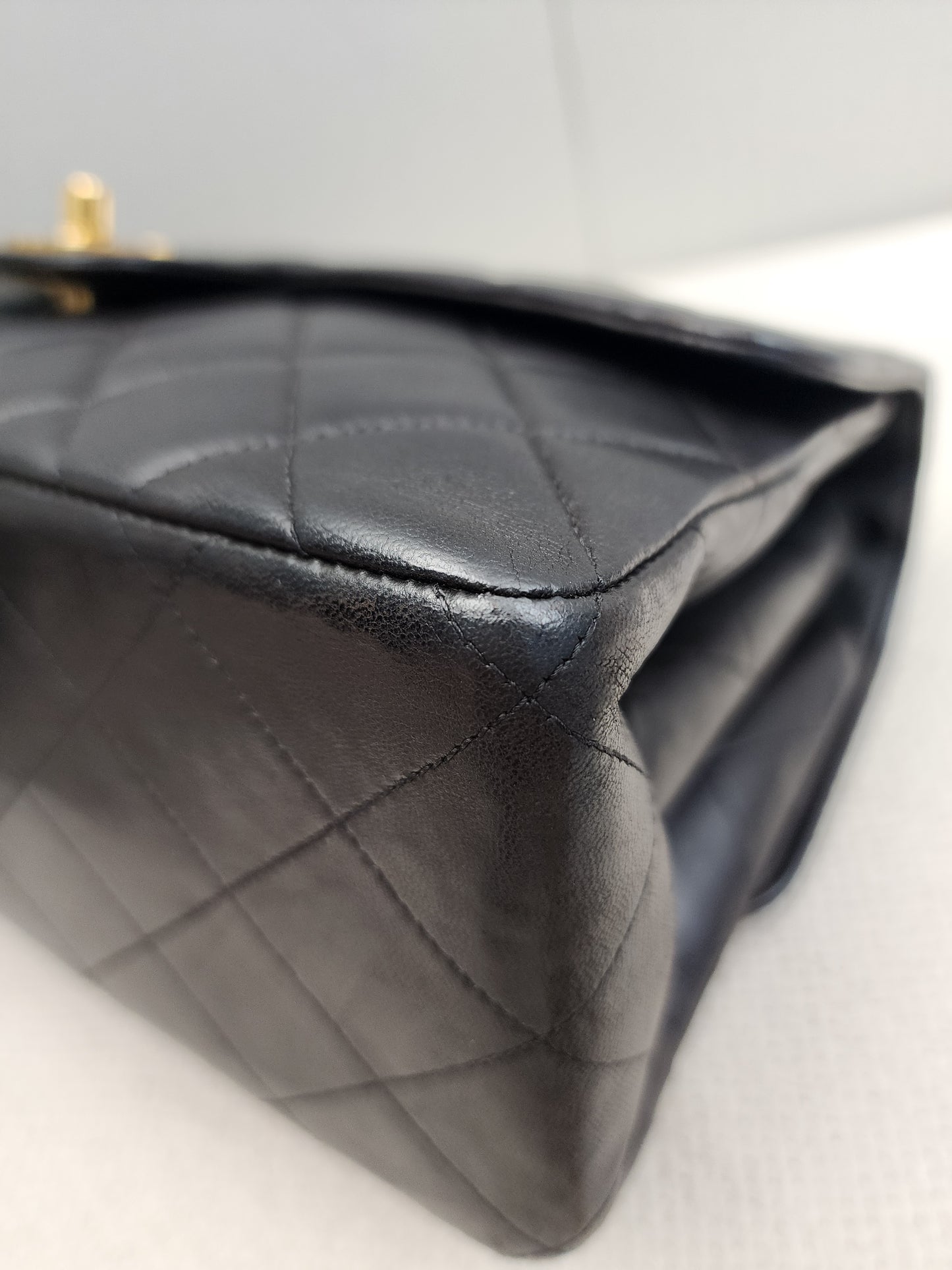 Chanel Black Lambskin Vintage Bi-face Flap