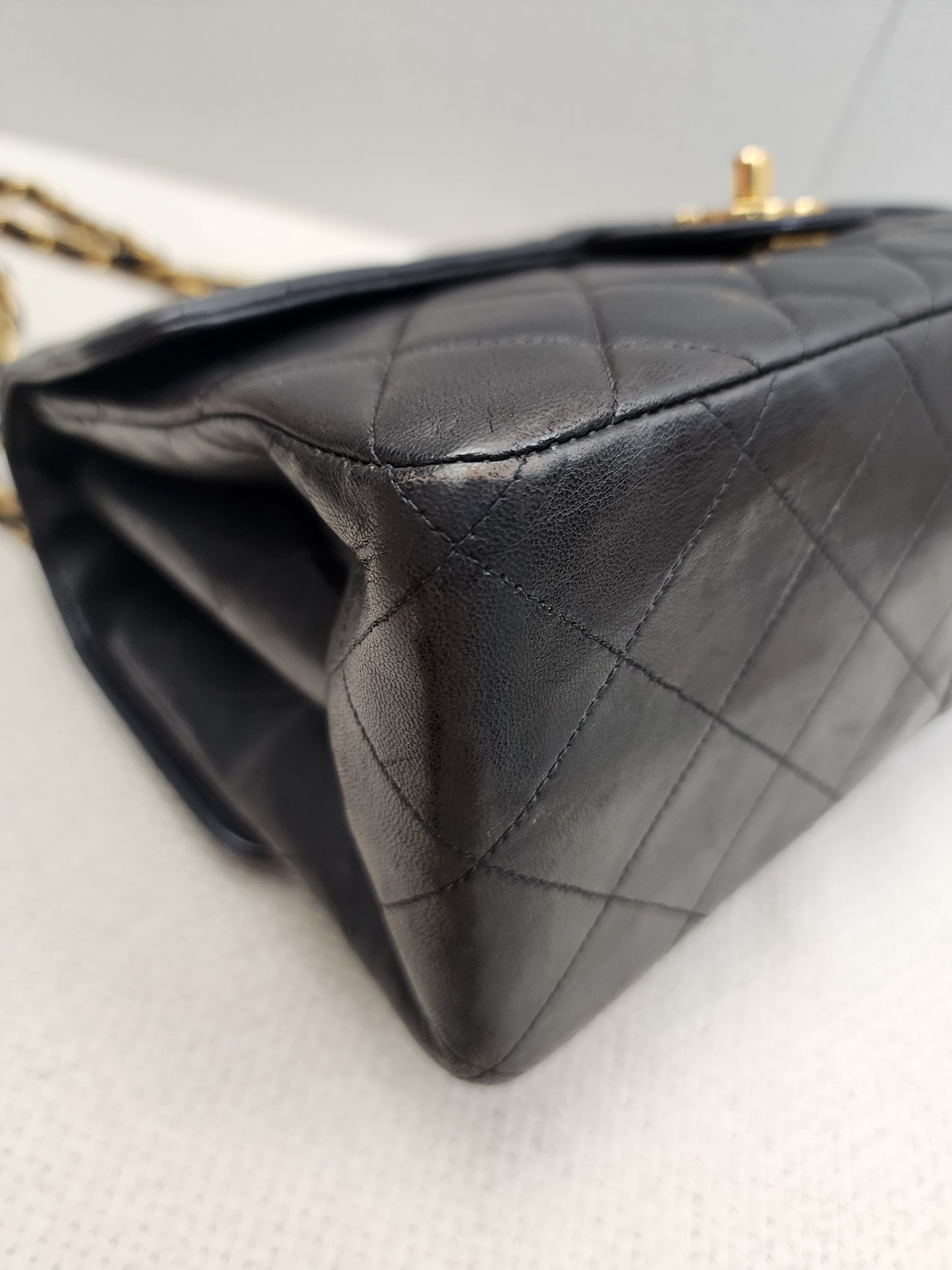 Chanel Black Lambskin Vintage Bi-face Flap