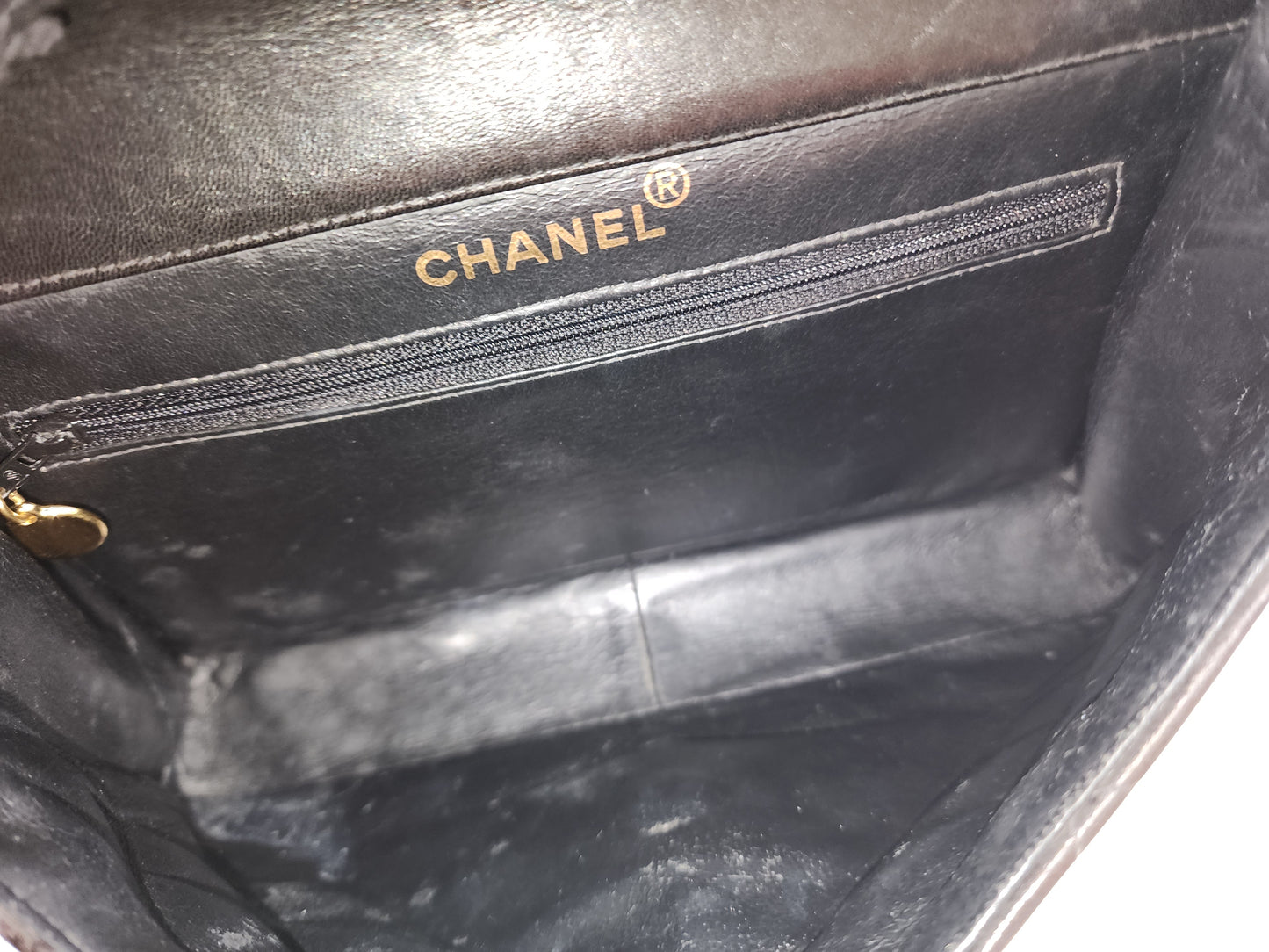 Chanel Black Lambskin Vintage Bi-face Flap