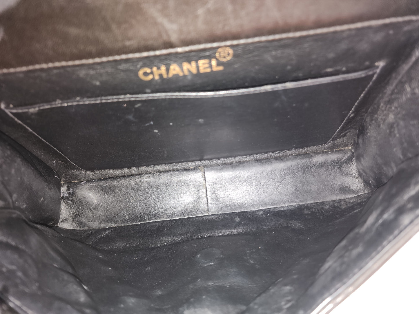 Chanel Black Lambskin Vintage Bi-face Flap