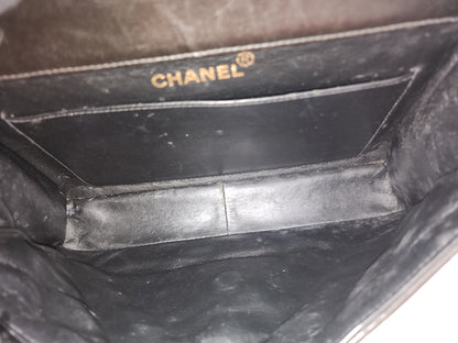 Chanel Black Lambskin Vintage Bi-face Flap