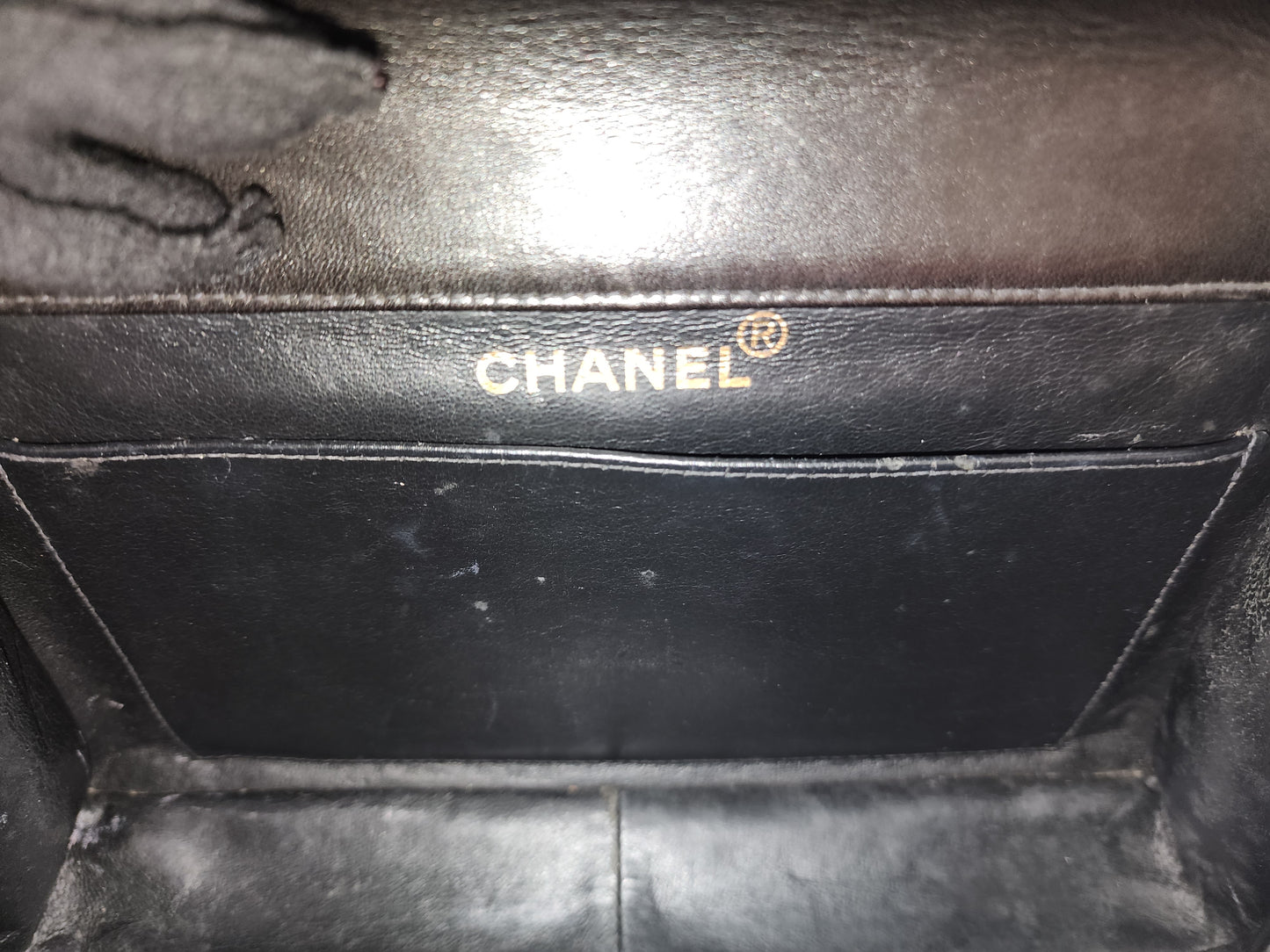 Chanel Black Lambskin Vintage Bi-face Flap