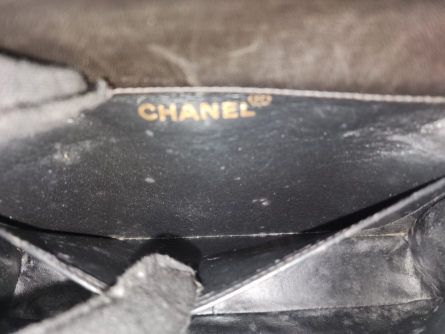 Chanel Black Lambskin Vintage Bi-face Flap