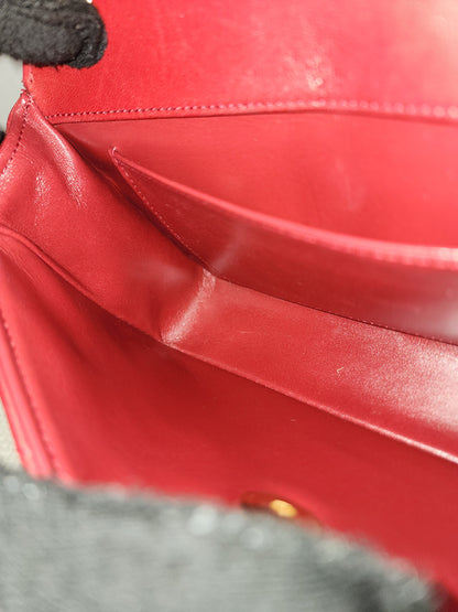 Chanel Red Lambskin Vintage Single Flap (GHW)