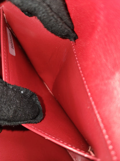 Chanel Red Lambskin Vintage Single Flap (GHW)