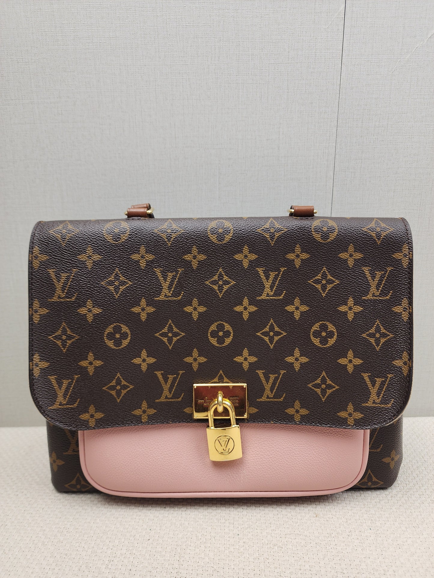 LV Monogram Pink Marignan Messenger Bag