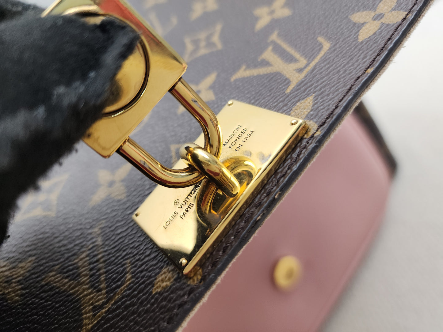 LV Monogram Pink Marignan Messenger Bag