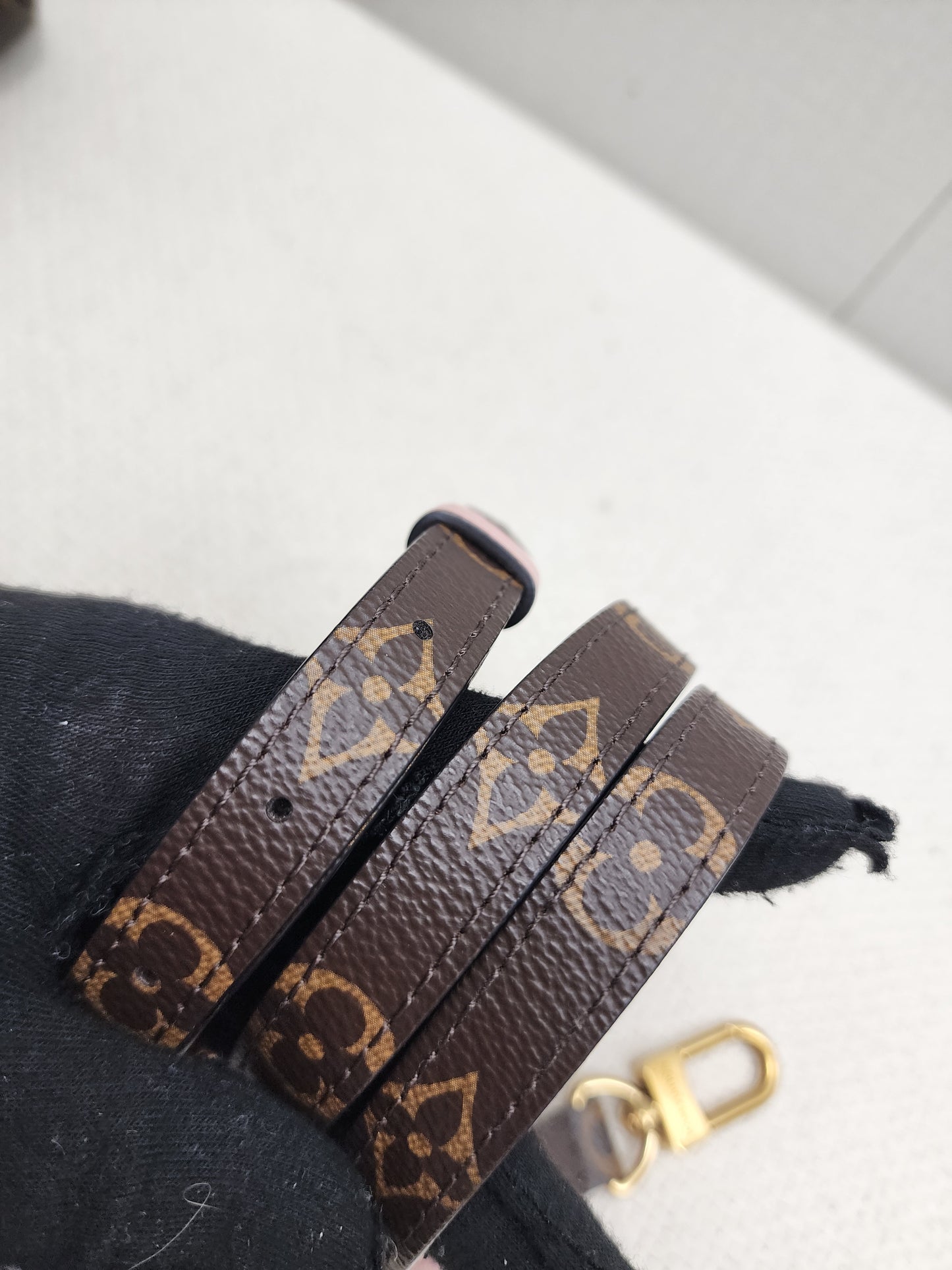 LV Monogram Pink Marignan Messenger Bag
